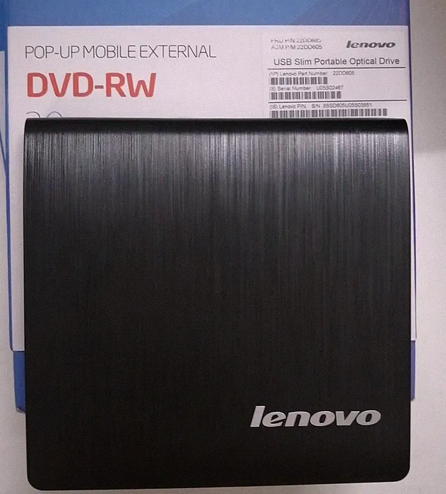 Original Lenovo External DVD-RW Drive Optical Burner Player USB3.0 For Laptop PC