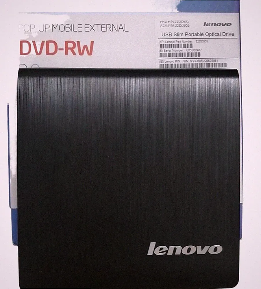Original USB3.0 Lenovo External DVD-RW Drive Optical Burner Player For Laptop PC